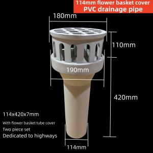 110mm high-speed PVC drain pipe